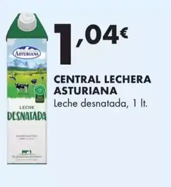 Supermercados Lupa LECHE DESNATADA Central lechera asturiana oferta