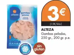 Supermercados Lupa ALTEZA Gambas peladas oferta