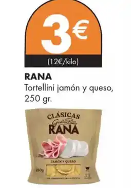 Supermercados Lupa RANA Tortellini jamón y queso, oferta