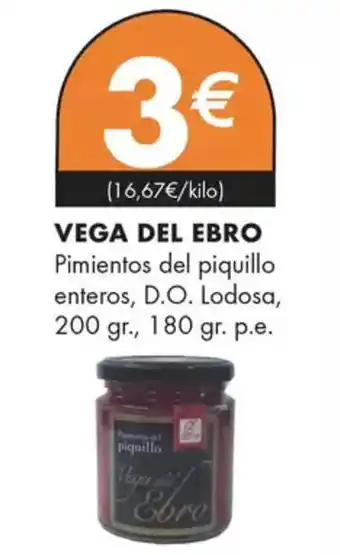 Supermercados Lupa VEGA DEL EBRO Pimientos del piquillo enteros, D.O. Lodosa oferta