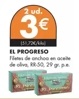 Supermercados Lupa EL PROGRESO Filetes de anchoa en aceite de oliva oferta