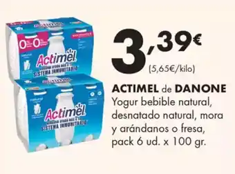 Supermercados Lupa ACTIMEL De danone oferta