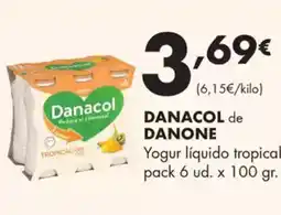 Supermercados Lupa DANACOL DE DANONE  Yogur líquido tropical oferta