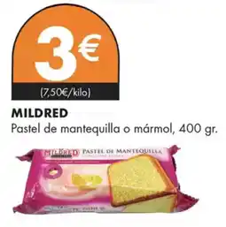 Supermercados Lupa MILDRED Pastel de mantequilla o mármol oferta