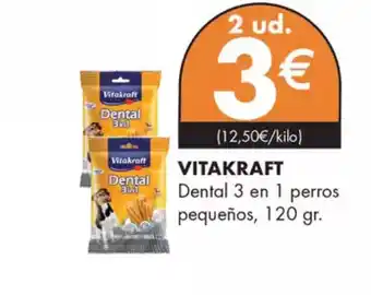 Supermercados Lupa VITAKRAFT Dental 3 en 1 perros pequeños oferta