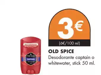 Supermercados Lupa OLD SPICE Desodorante captain o whitewater oferta