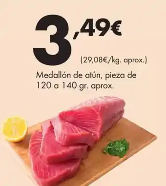 Supermercados Lupa Medallón de atún, pieza de 120 oferta