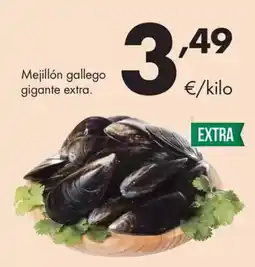 Supermercados Lupa Mejillón gallego gigante extra. oferta