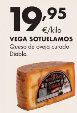 Supermercados Lupa VEGA SOTUELAMOS Queso de oveja curado Diablo. oferta