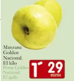 Supermercados Bip Bip Manzana Golden Nacional oferta