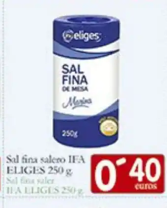 Supermercados Bip Bip IFA ELIGESSal fina saler oferta