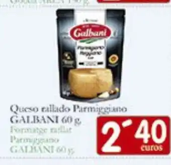 Supermercados Bip Bip GALBANI Queso rallado Parmiggiano oferta