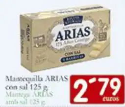 Supermercados Bip Bip ARIAS Mantequilla con sal oferta