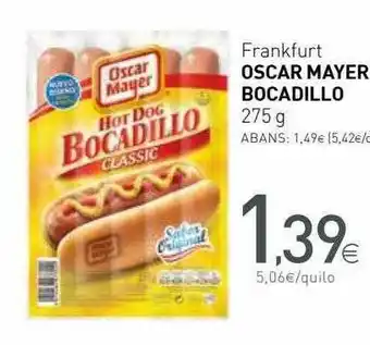 Condis Frankfurt Oscar Mayer Bocadillo oferta