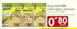 Supermercados Bip Bip KNORR Sopas oferta