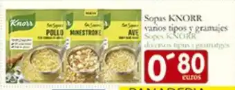 Supermercados Bip Bip KNORR Sopas oferta