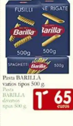 Supermercados Bip Bip BARILLA Pasta varios tipos oferta