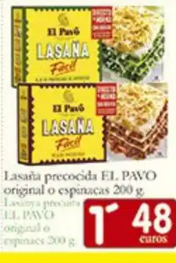 Supermercados Bip Bip EL PAVO Lasaña precocida oferta