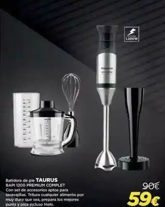 El Corte Inglés Batidora De Pie Taurus Bapi 1200 Premium Complet oferta
