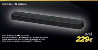 El Corte Inglés Barra De Sonido Sony Ht-x8500 oferta