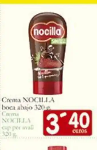 Supermercados Bip Bip NOCILLA Crema boca abajo oferta