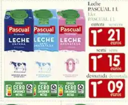 Supermercados Bip Bip PASCUAL Leche oferta