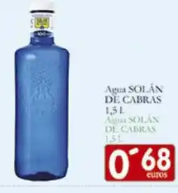 Supermercados Bip Bip SOLÁN DE CABRAS Agua oferta