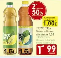 Supermercados Bip Bip FUZE TEA limón o limón oferta