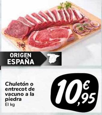 Carrefour Market Chuléton O Entrecot De Vacuno A La Piedra oferta