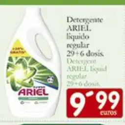 Supermercados Bip Bip ARIEL Detergent liquid regular 29+6 dosis oferta