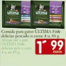 Supermercados Bip Bip ÚLTIMA Comida para gatos Fit& delicius pescado o came oferta