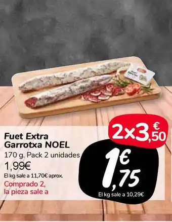 Carrefour Market Fuet Extra Garrotxa Noel 170g oferta