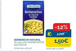 Cash Ecofamilia Berberecho natural oferta