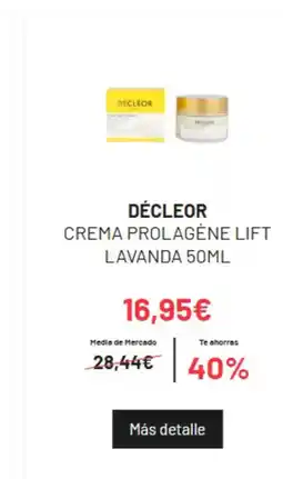 PrimaPrix DÉCLEOR crema prolagène lift lavanda oferta