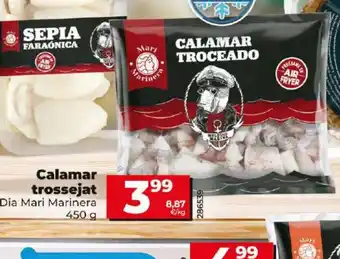 Dia Calamar trossejat oferta