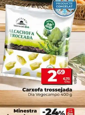 Dia Carxofa trossejada oferta