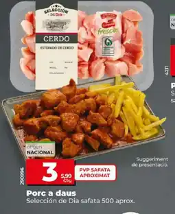 Dia Porc a daus oferta