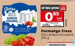 Dia Formatge fresc oferta