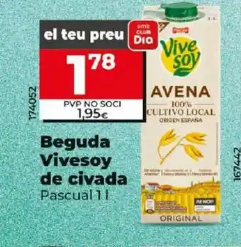 Dia Beguda Vivesoy de civada oferta