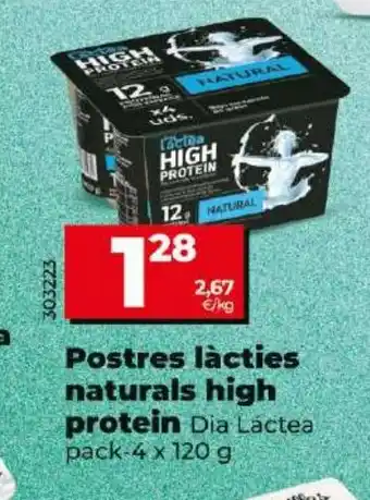 Dia Postres làcties naturals high oferta