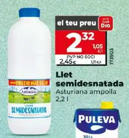 Dia Llet semidesnatada oferta