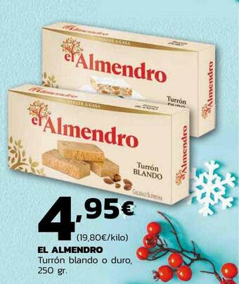 Supermercados Lupa El Almendro Turrón Blando O Duro oferta