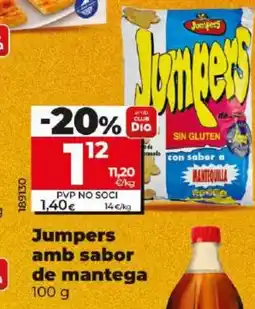 Dia JUMPERS amb sabor de mantega oferta