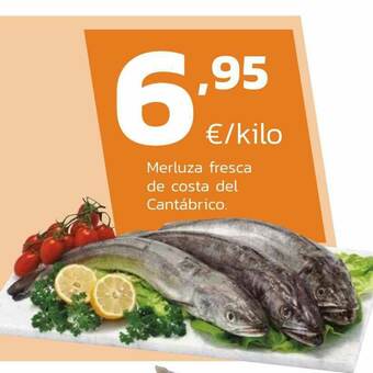 Supermercados Lupa Merluza Fresca De Costa Del Cantábrico oferta