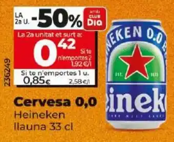 Dia HEINEKEN Cervesa oferta