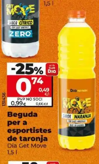 Dia Beguda per a esportistes de taronja oferta