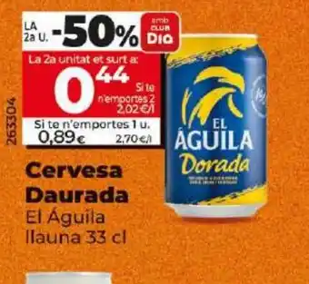 Dia Cervesa Daurada oferta