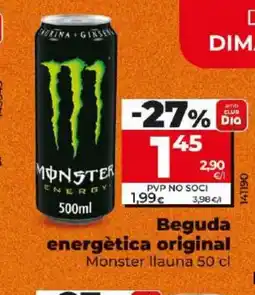 Dia Beguda energètica original oferta