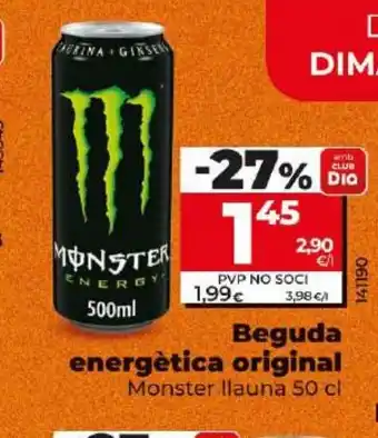 Dia Beguda energètica original oferta