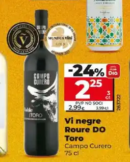 Dia Vi negre Roure DO Toro oferta